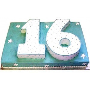 Double Digit Number shape Cake